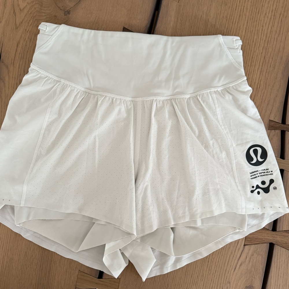 Lululemon Nulux Road to Trail High-Rise Short 4" AIR-SENSE PERFORATIONS Size 8